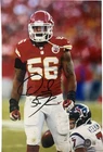 Kansas City Chiefs Derrick Johnson Signed 12x18 Photo Beckett Certified