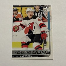 Joey Anderson 2018-19 Upper Deck Young Guns Rookie Card #473 Devils . rookie card picture