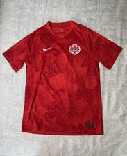 Nike Dri-FIT Canada National Team Soccer Jersey Red Mens Size Large 
