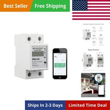 WiFi Smart Energy Monitor Switch Meter, Compa...