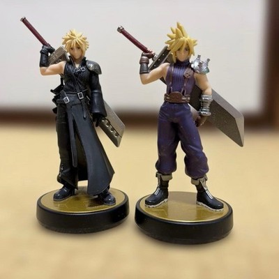 Final Fantasy VII Cloud amiibo 2er Pack Gebraucht Japan