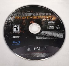 Sony Playstation 3 Transformers: Fall Of Cybertron PS3 Disc Only Tested Working