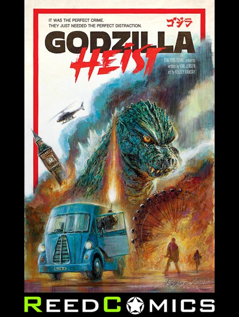 GODZILLA HEIST GRAPHIC NOVEL (128 Pages) New Paperback by IDW Publishing