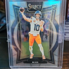2024 Panini Select Bo Nix Rookie #30 Concourse Denver Broncos Football