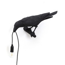 LAMPADA BIRD LEFT 14737 BLACK SELETTI