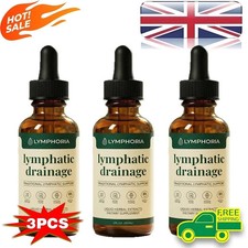3x Lymphatic Drainage Drops 59ml - Detox,Bloat Relief & Immune Support UK SELLER