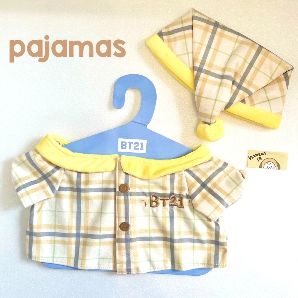 BTS BT21 CHIMMY Official Plush & costume size L set JIMIN pajamas