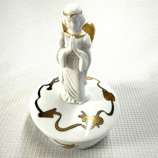 Lenox The Littlest Angel Music Box Instruments Gold Leaf Vintage 1995 (boxed)