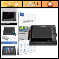 "Tempered Glass Screen Protector for 9" Lowrance HDS-9 Live Fish Finder - Anti G