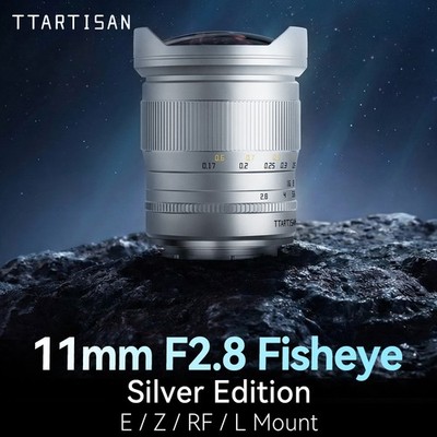 TTArtisan 11mm F2.8 Fisheye Full Frame Ultra-Wide Manual Lens for E/Z/RF/L Mount