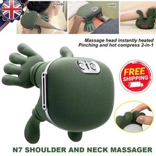 Portable Shiatsu Neck and Back Massager Electric Deep Tissue 4D Pain Relief