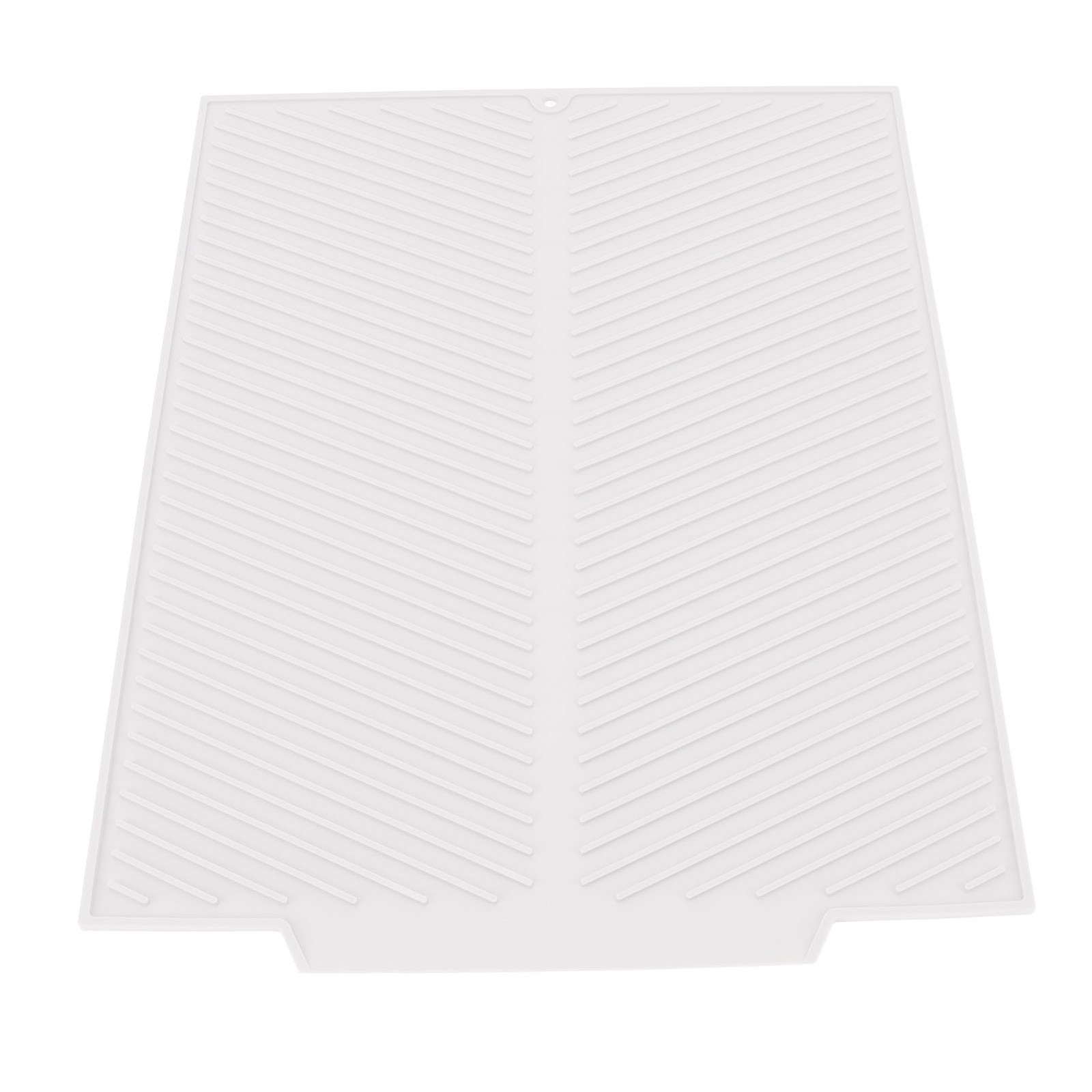 Silicone Dish Drying Mat 485x405mm Heat Resistant Non Slip Kitchen Counter Drain