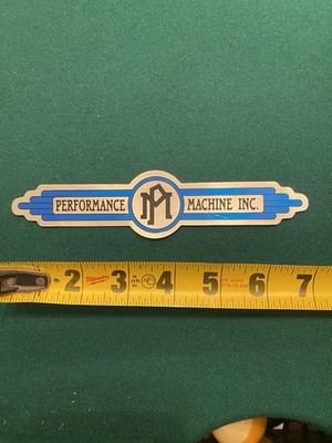 PM Performance Machine Sticker RACE Brake Calipers RARE Vintage Muzzy 7X7R GSXR