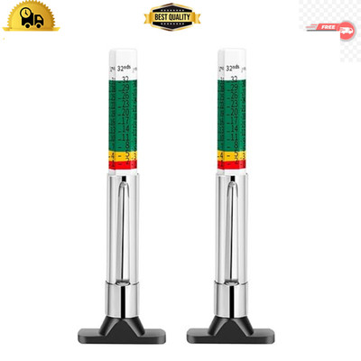 Tire Tread Depth Gauge, 2 PackOpens in a new window or tab