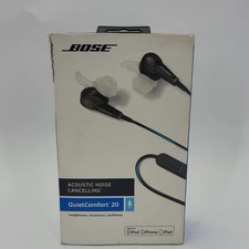 Bose QuietComfort 20 QC 20 In-Ear Wired Headphones Black 718839-0010