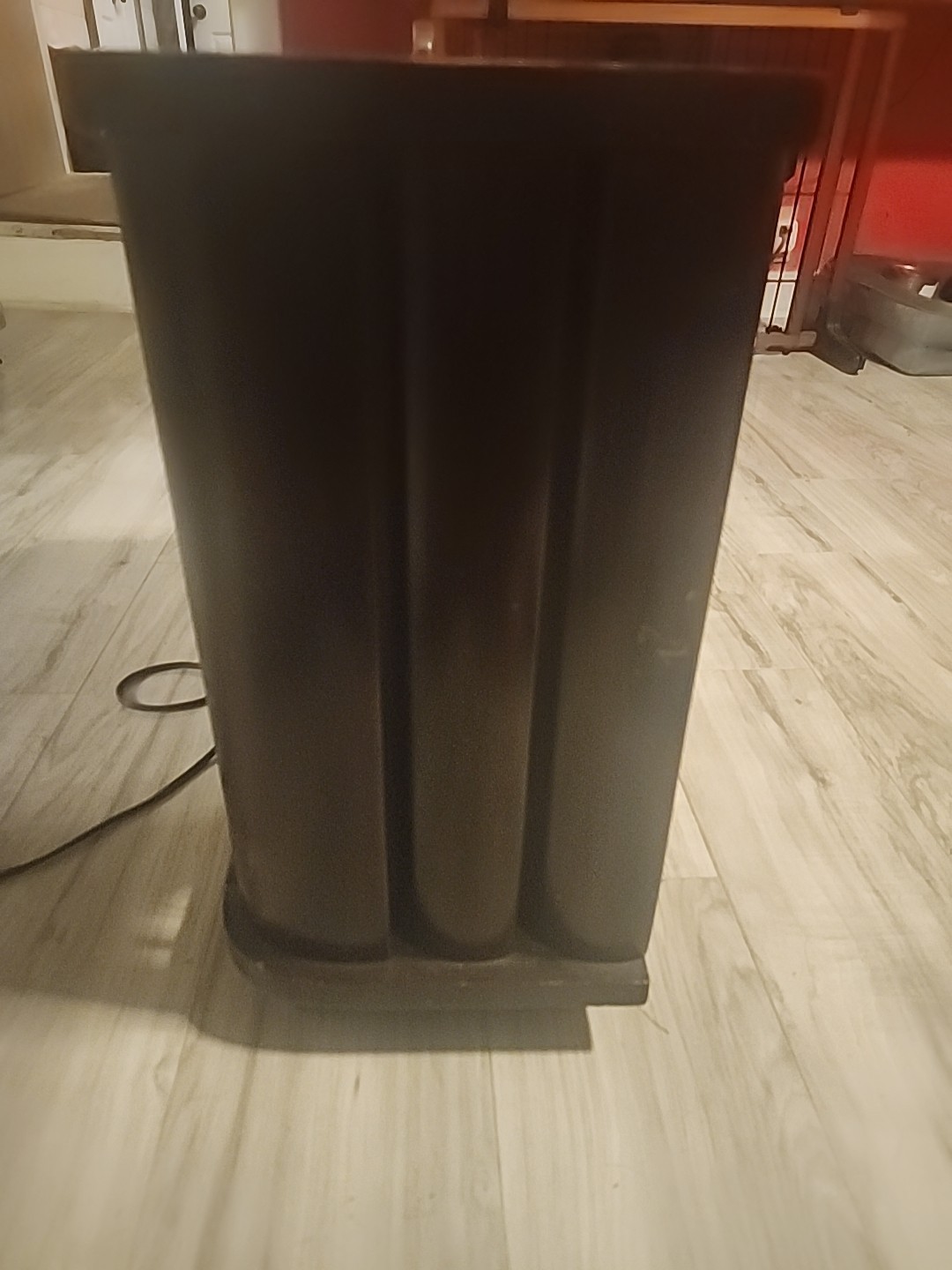 1940s Kenmore Four-Speed Control 110V Floor Fan - Wood Case - Model 337 WORKS