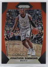 2017-18 Panini Prizm Orange Prizm 39/49 Jonathon Simmons #79 xx1
