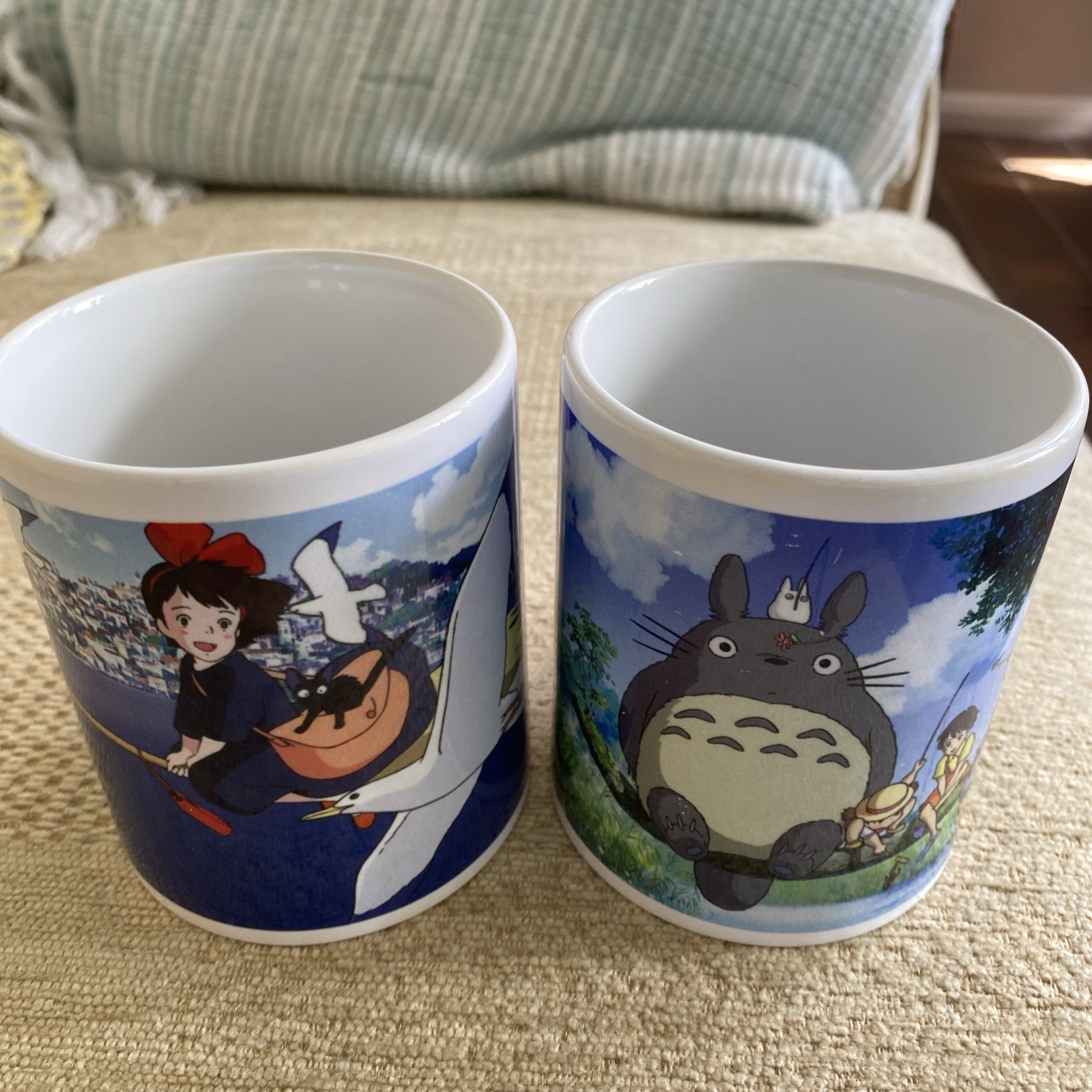 Juego de 2 tazas de café Kiki's Delivery Service Anime Studio Ghibli My Neighbour Totoro