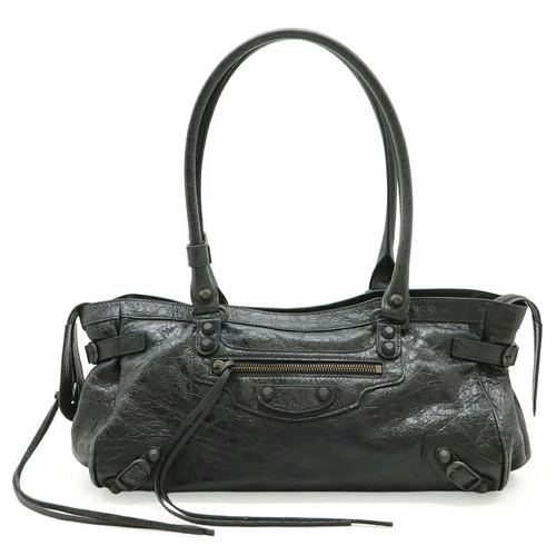 BALENCIAGA Le City East West Tote Bag Shoulder Bag Semi-Shoulder Bag Leather