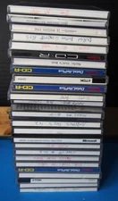 CD-R Estate Media Large Lot - Mixed Brands -  TDK, Microsoft, ect CDs and Cases