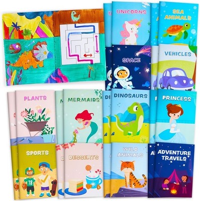 24Pcs Mix Färbung Bücher für Kinder im Alter von 4-8, Bulk Mini Färbung Aktiv...