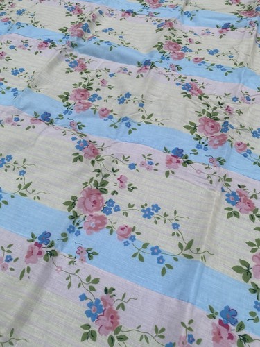 new LAURA ASHLEY Bedspread blanket Double bed Throw cover Chintz Floral Quilt - Picture 24 of 24