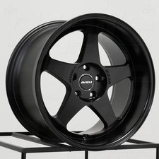 18x10.5 Avid1 Av42 5x114.3 22 Matte Black Wheels Rims Set4 73.1