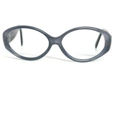 Fratelli Lozza 589 84F Oval Eyeglasses Frames Blue Grey Made Italy 56-15 21819