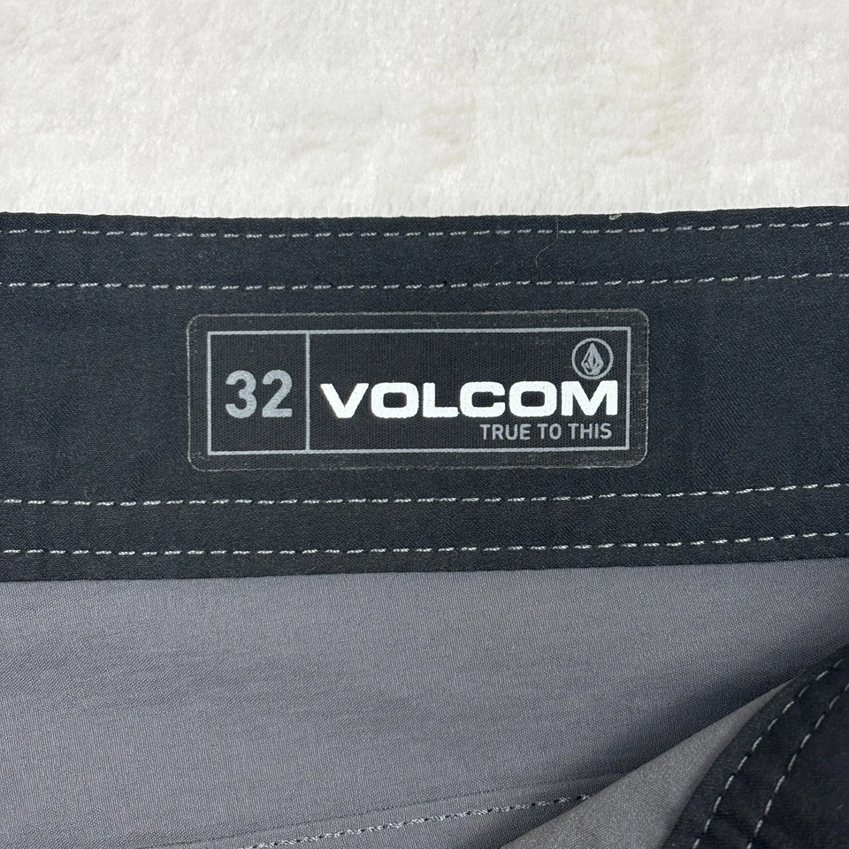 NWT Volcom True To This Hybrid Shorts Mens 32 Gray Cargo Tech Performance Chino - Image 4 of 4