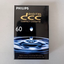 PHILIPS DCC 60 min. Digital Compact Cassette Tape for Audio Recording - SEALED
