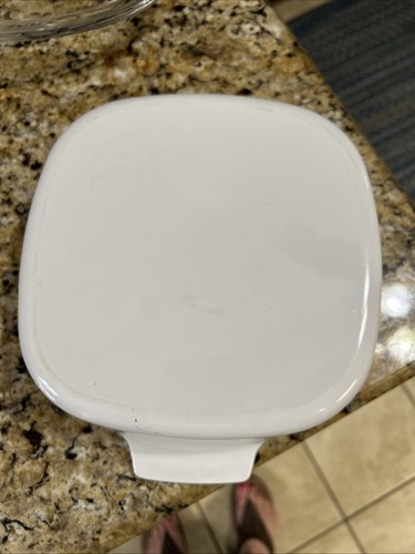 Corning Ware Ocean View 2L Casserole with Lid A-2-B Lid A-9-C Square HTF - Picture 3 of 4