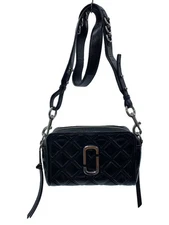 MARC JACOBS THE SOFTSHOT Shoulder Bag Black