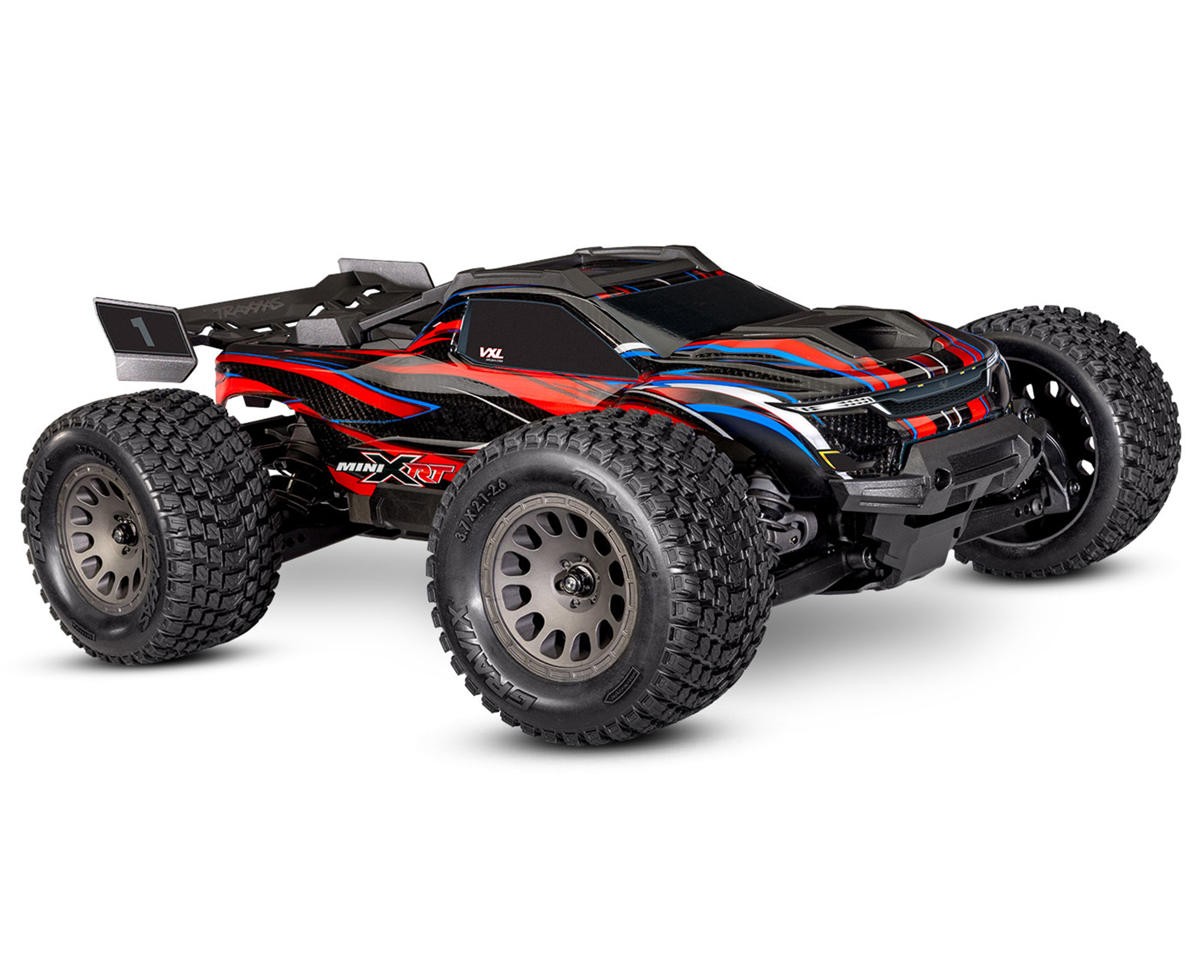 Traxxas Mini XRT® Brushless 1/16 4WD RTR Monster Truck (Red) [TRA108076-1-RED]w/TQi 2.4GHz Radio, Battery & USB-C Charger