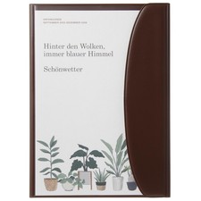 Laconic 2026 Planner, A5, Monthly, Flap Pocket, Brown, LAMS86-170BR Starts Sept