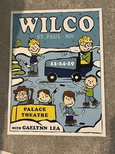 JEFF TWEEDY SIGNED 2019 TOUR POSTER WILCO 18x24 AUTOGRAPHED