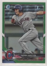 2018 Bowman Draft Chrome Green Refractor 37/99 Bryan Lavastida #BDC-43 1m0