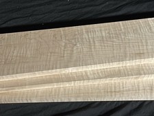 Curly Maple .85x5.5x32" Tiger S4S Lumber Wood Matching SET 157