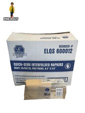 Empress Elite ELQS600012 Interfolded Dispenser Kraft Napkins 24/250 CS Poly Pack