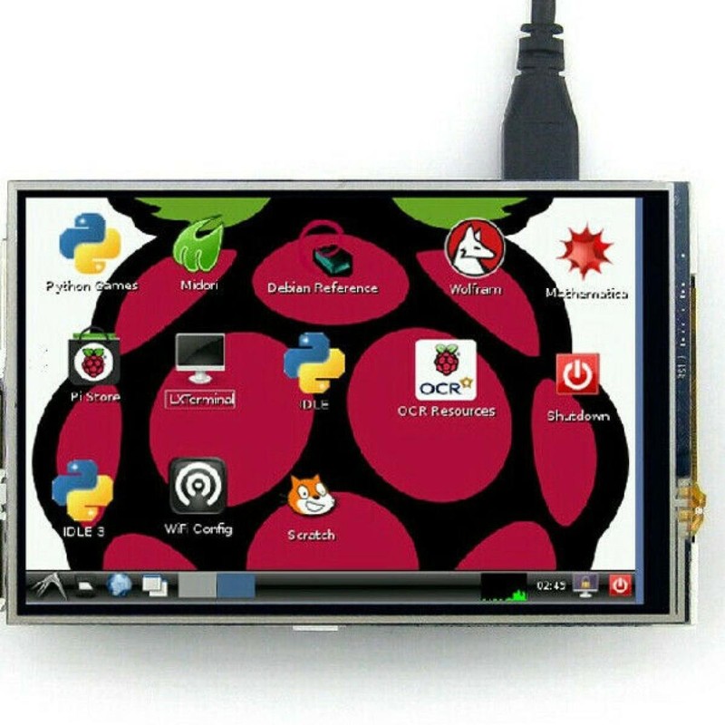 For Raspberry pi 2/3 Model B 3.5 Inch LCD TFT Touch Screen Display Moniter D