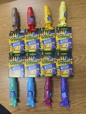 Crayola Limited Edition 8 Retired Colors, 8 boxes of crayons  sharpeners