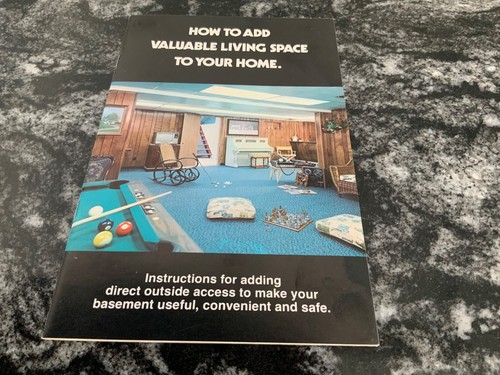 Vtg Trade Catalog Bilco Co 1977 Basement Living Space New Haven CT