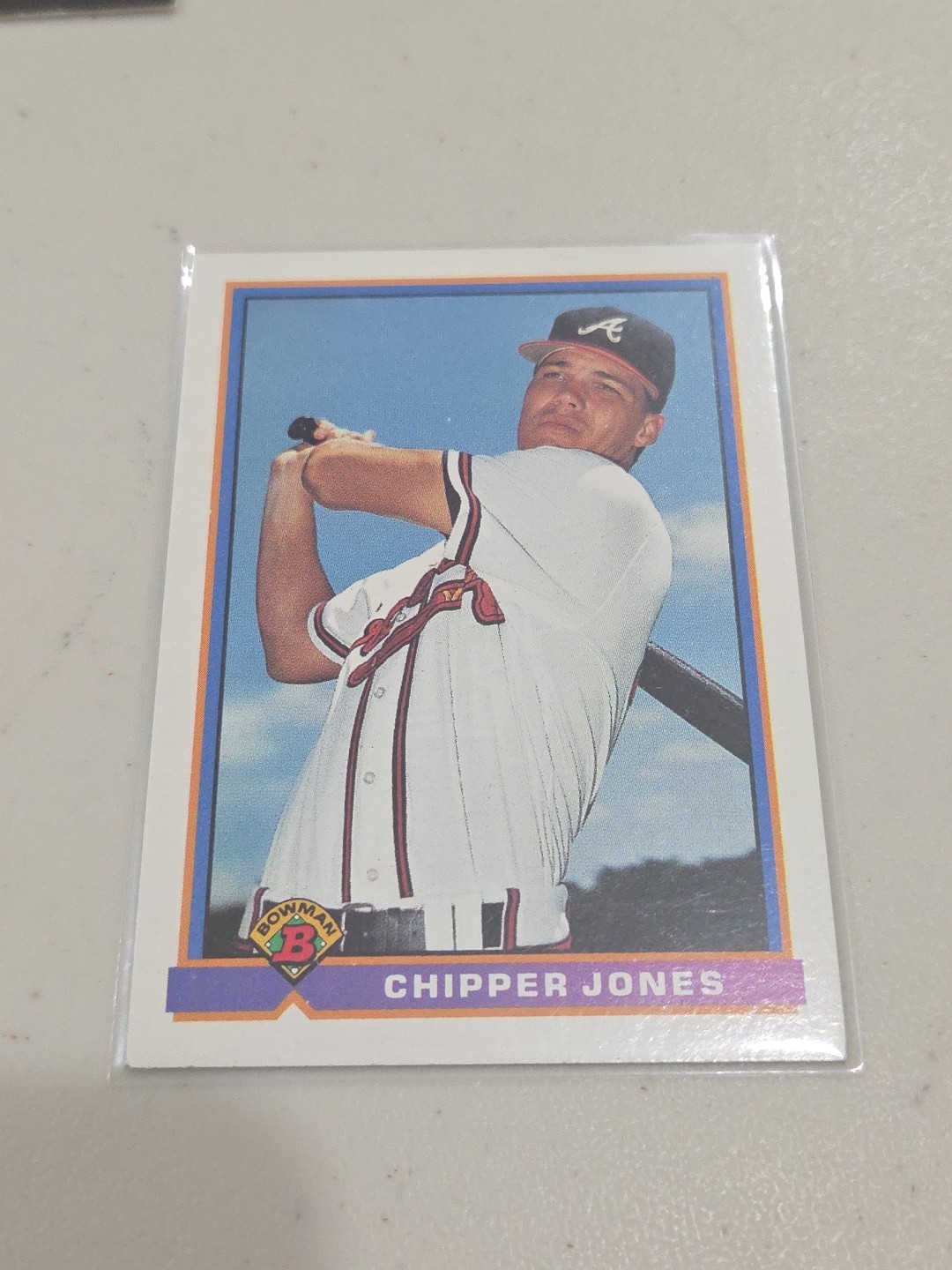 Chipper Jones 1991 Bowman Rookie Card #569 - Braves Hall Of Famer