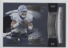 2009 Playoff Prestige Prestigious Picks Black Signatures Hakeem Nicks Auto 1f1