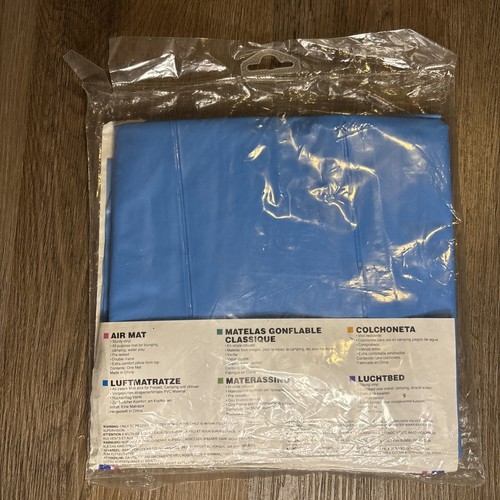 Vintage Sealed Intex The Wet Set Inflatable Pool Air Mat Float 72 x 27" 1990 NOS - Picture 5 of 7