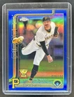 2025 Topps Chrome Paul Skenes Blue Refractor #/150 Pirates