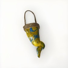 Corno Napoletano 7cm Portafortuna Artigianale da Appoggio o Appendere