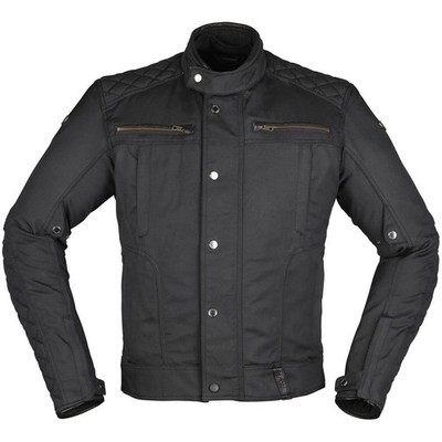 Modeka Thiago Textiljacke schwarz Motorradjacke wasserdicht
