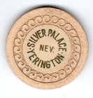 Silver Palace Roulette Gaming Chip, Yerington NV — photo 1