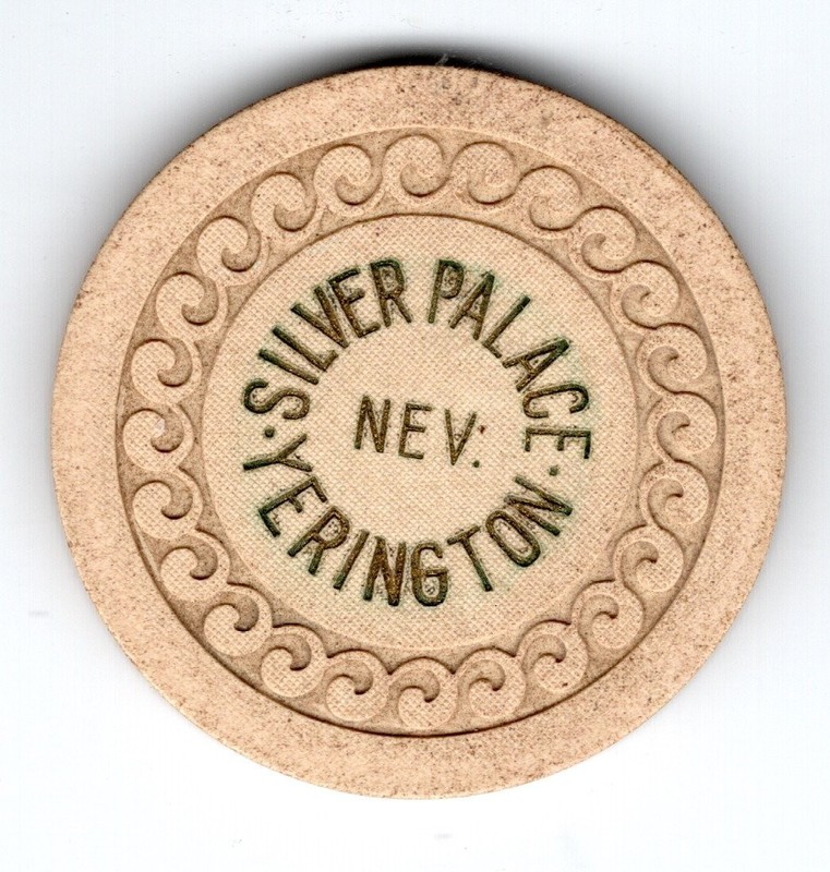 Silver Palace Roulette Gaming Chip, Yerington NV
