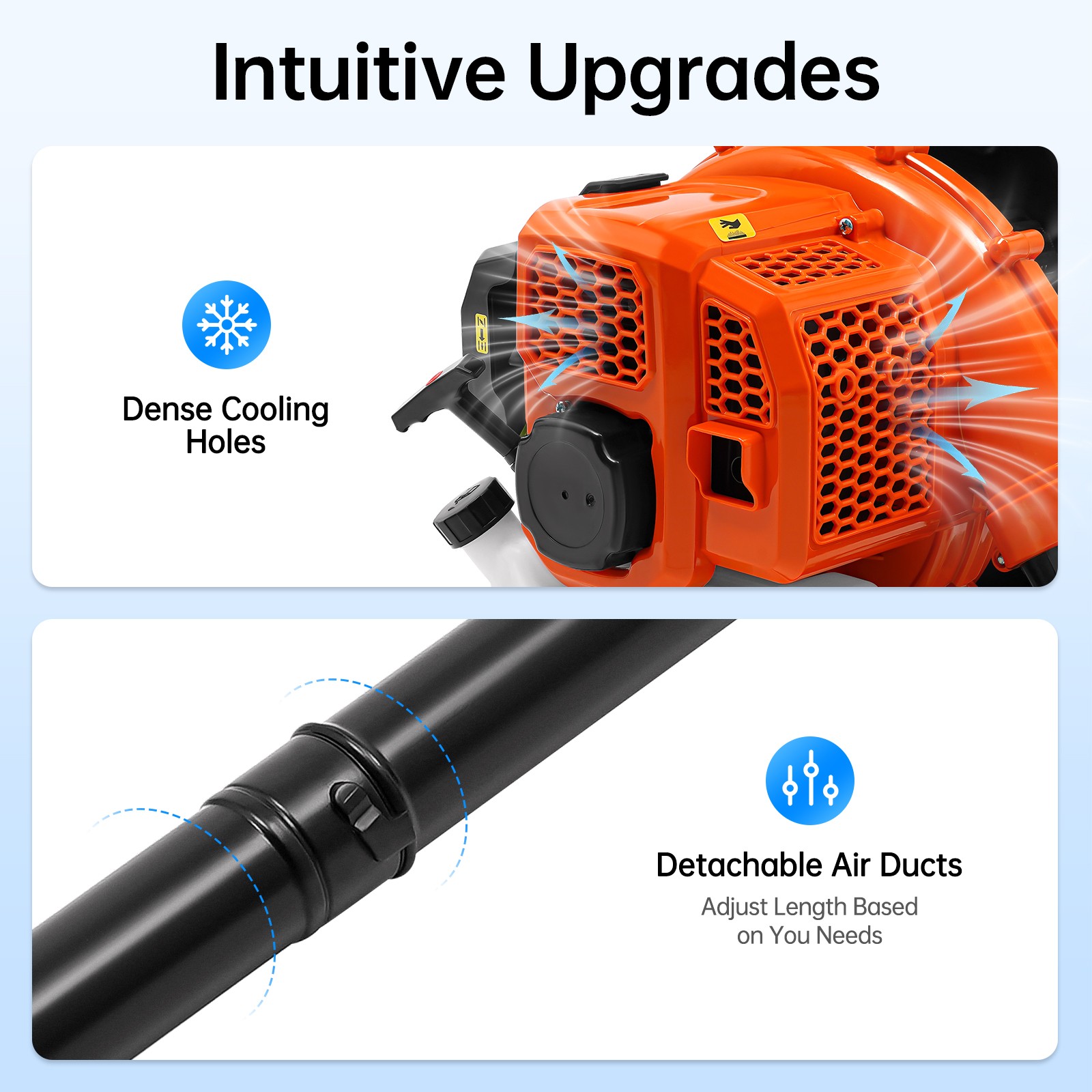 Commercial Gas Leaf Blower Backpack Gas-powered Backpack Lawn Grass Blower NEW